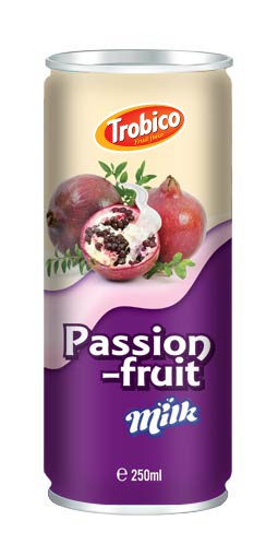 Passion fruit milk alu can 250ml